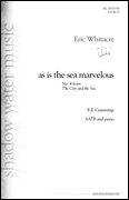 As Is the Sea Marvelous SATB choral sheet music cover